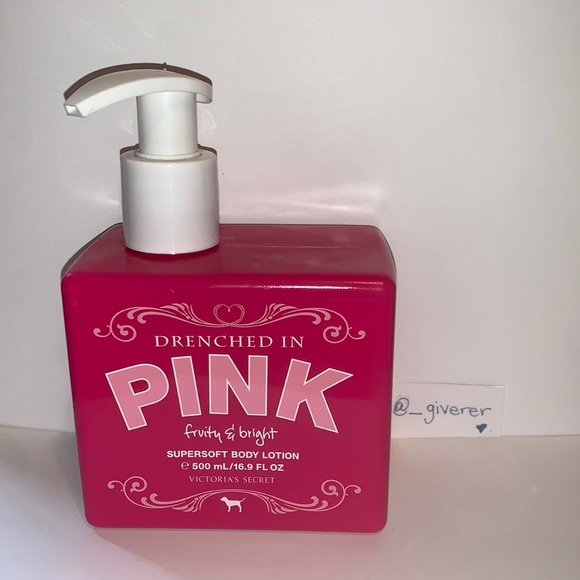 Fruity & Bright Drenched In PINK Super Soft Body Lotion Victoria’s Secret - Picture 1 of 8